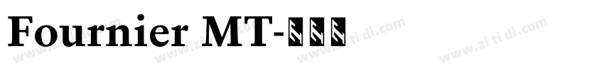 Fournier MT字体转换